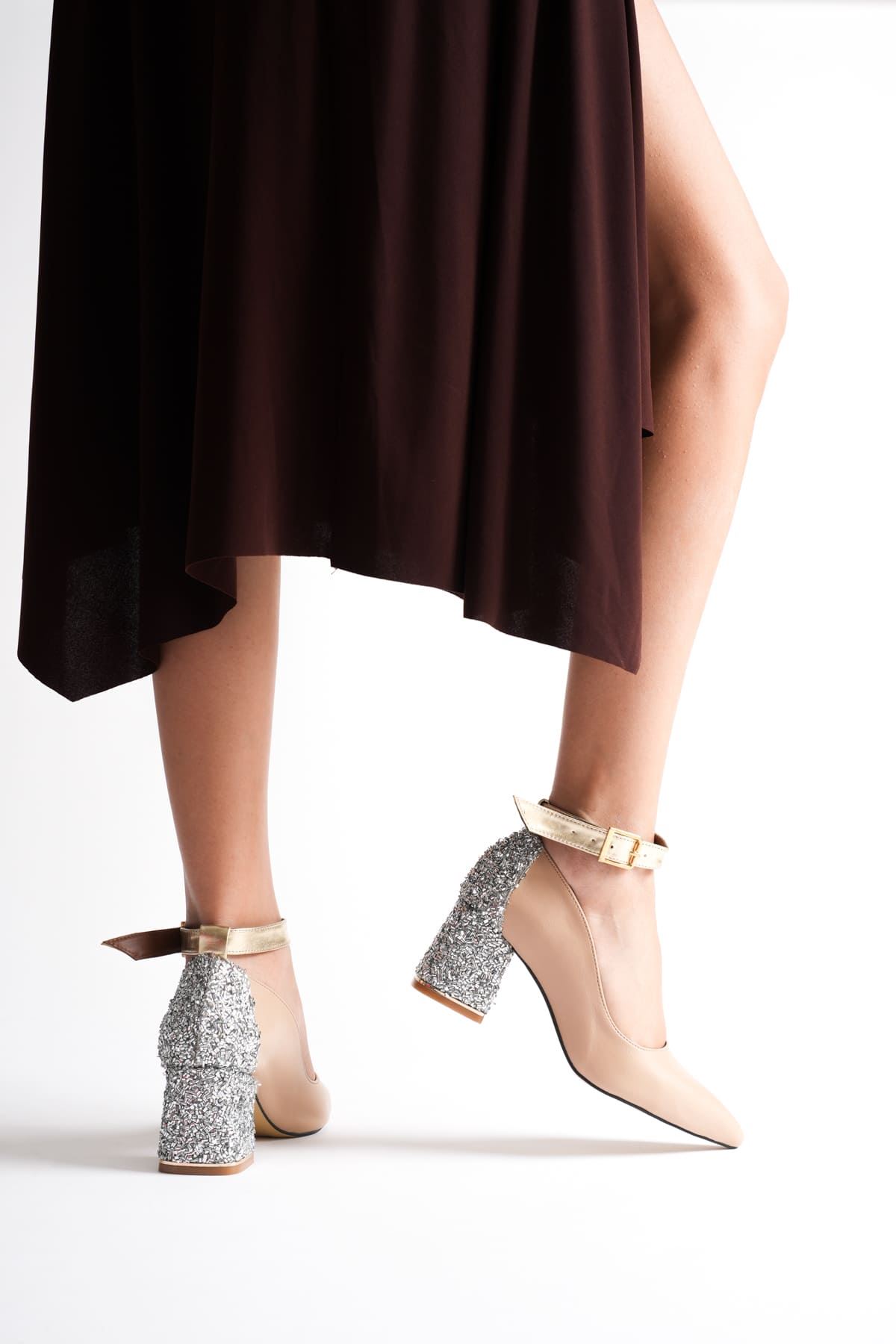 Toptan Kadın Topuklu Ayakkabı TR07MS28F