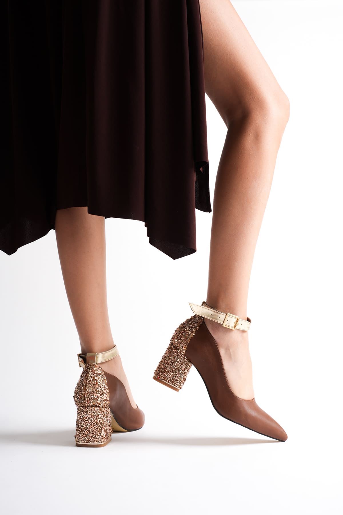 Toptan Kadın Topuklu Ayakkabı TR07MS28G