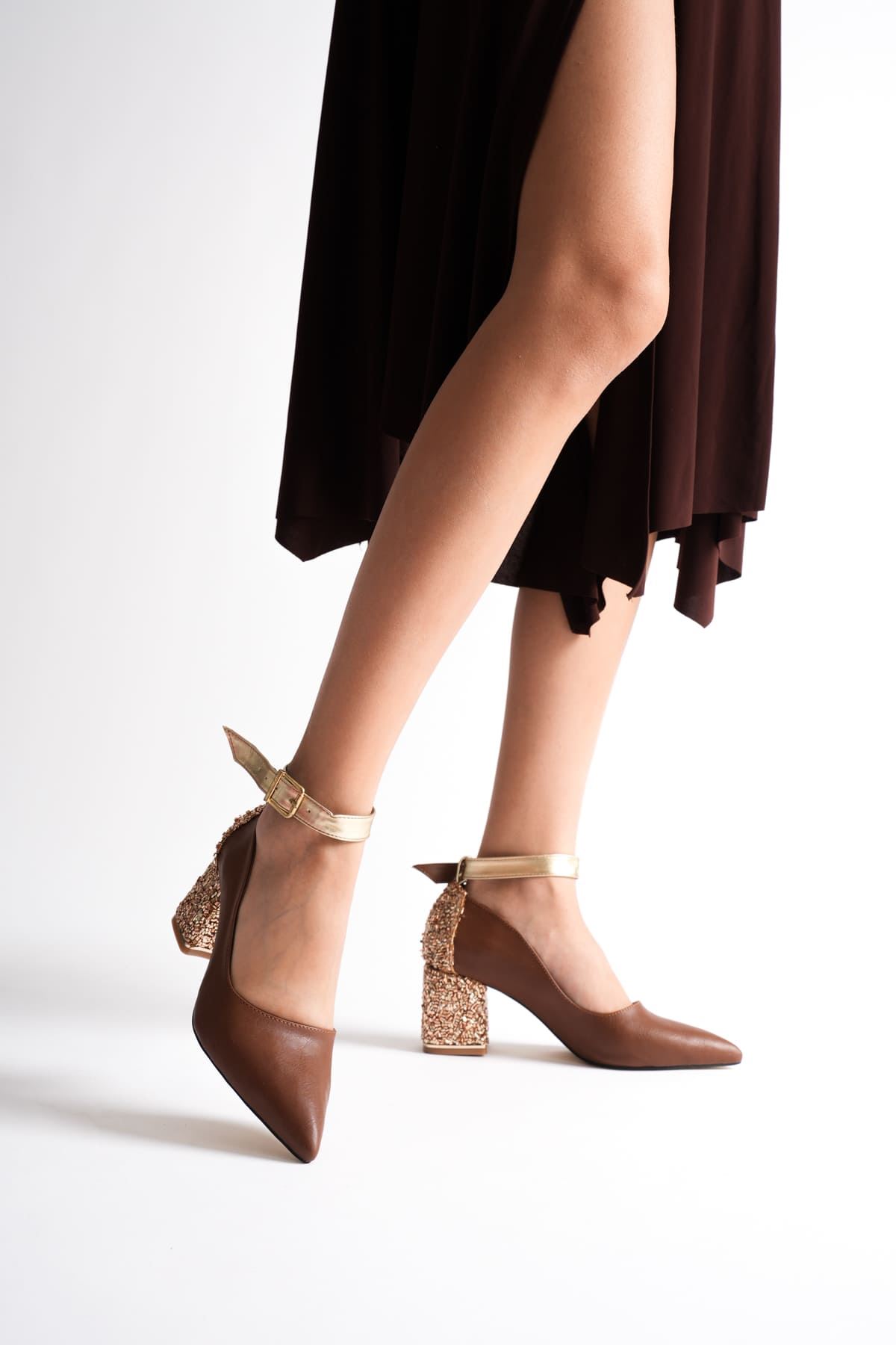 Toptan Kadın Topuklu Ayakkabı TR07MS28G