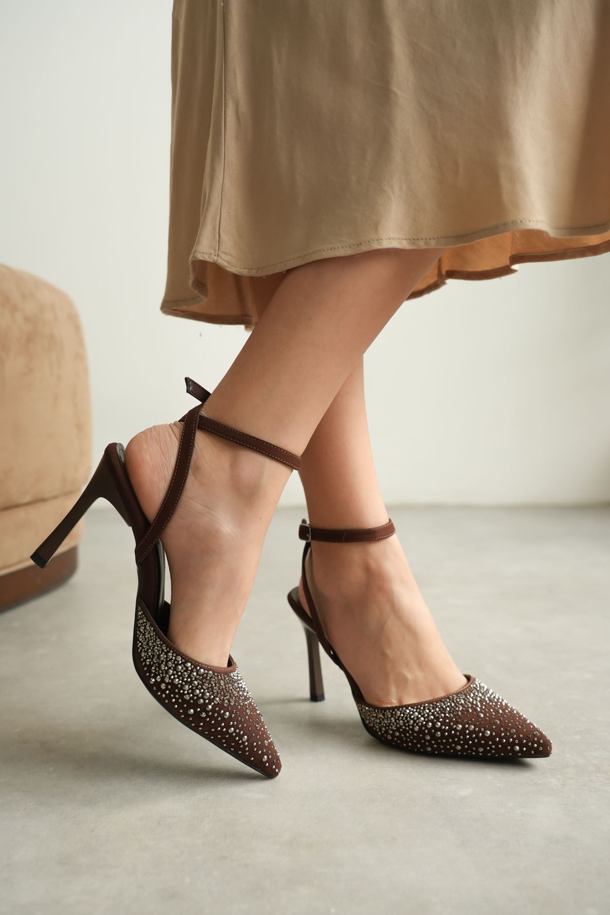 Toptan Kadın Topuklu Ayakkabı TR08MS22C