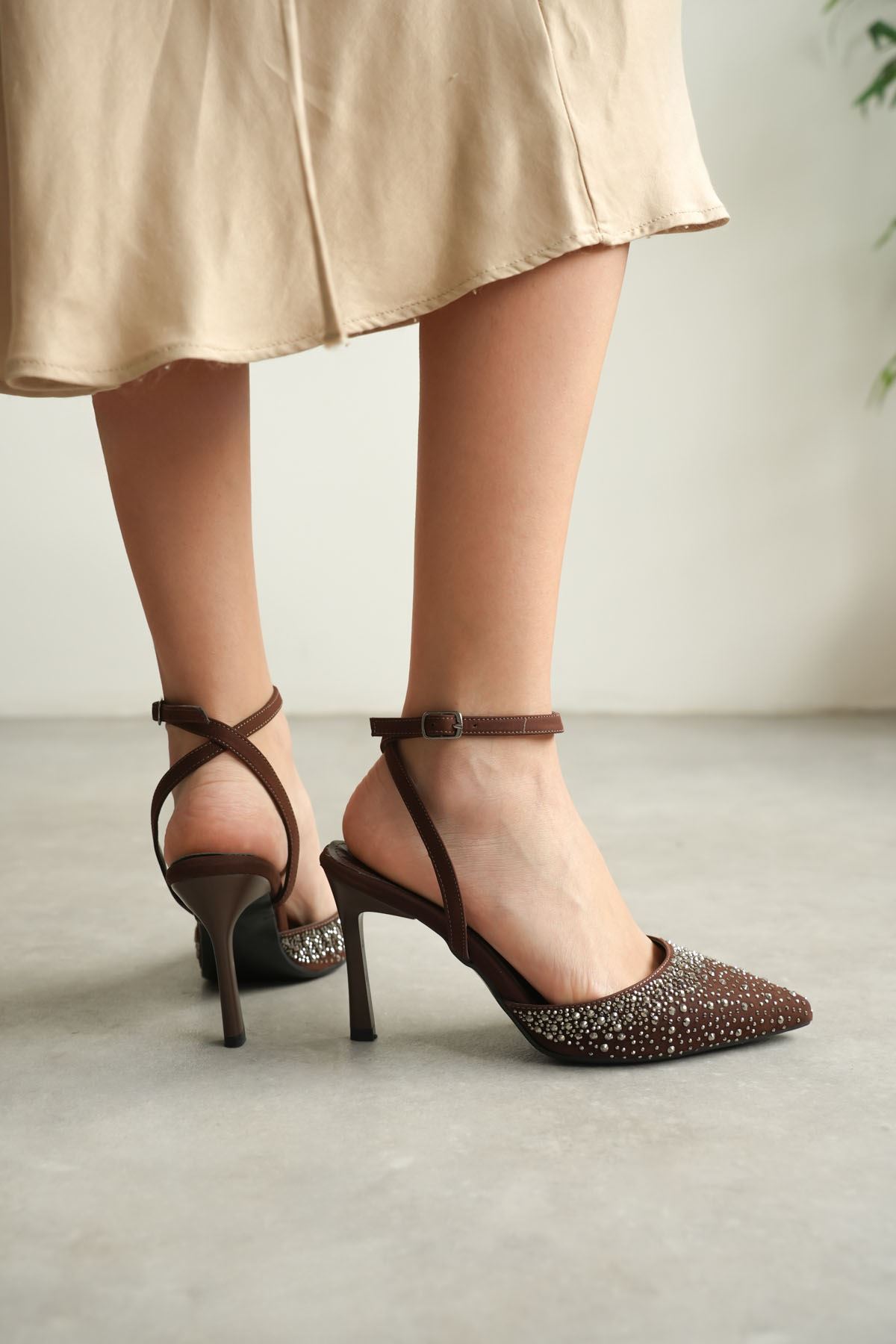 Toptan Kadın Topuklu Ayakkabı TR08MS22C