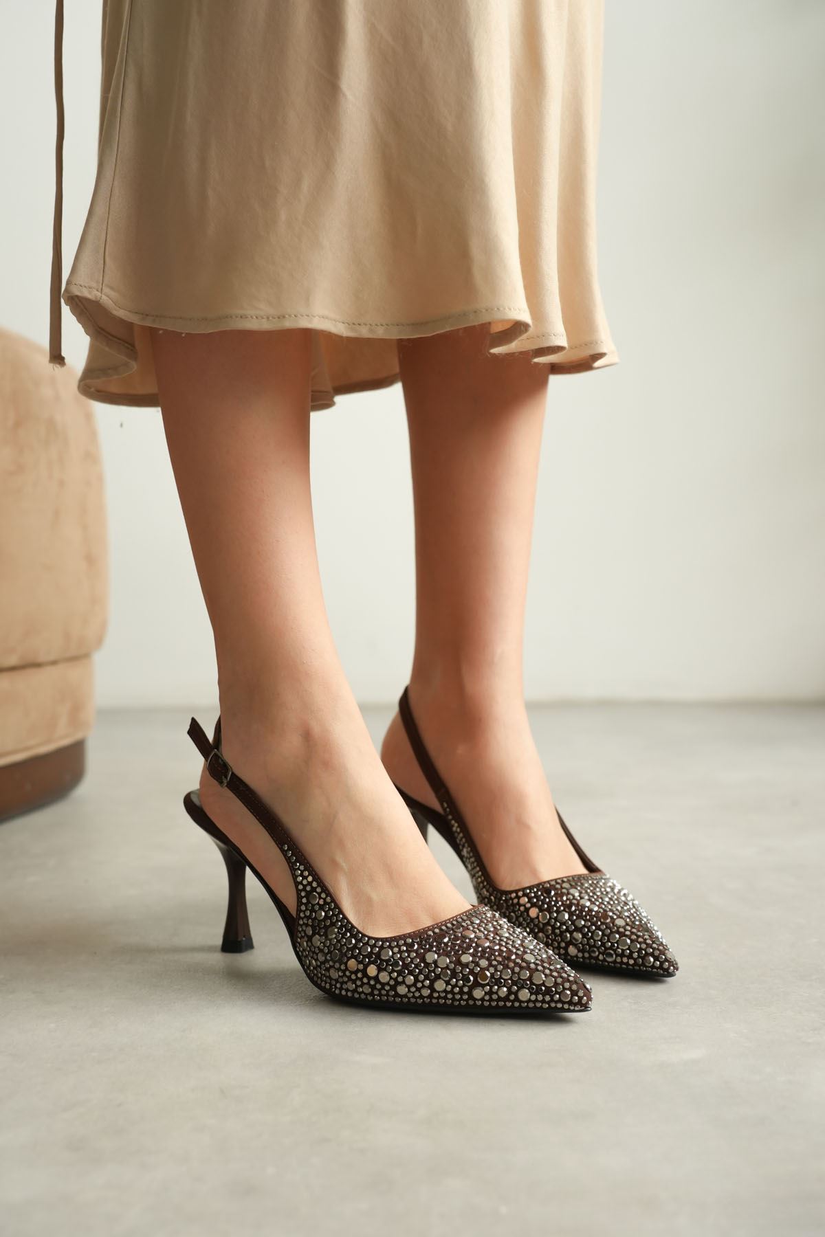 Toptan Kadın Topuklu Ayakkabı TR08MS50C