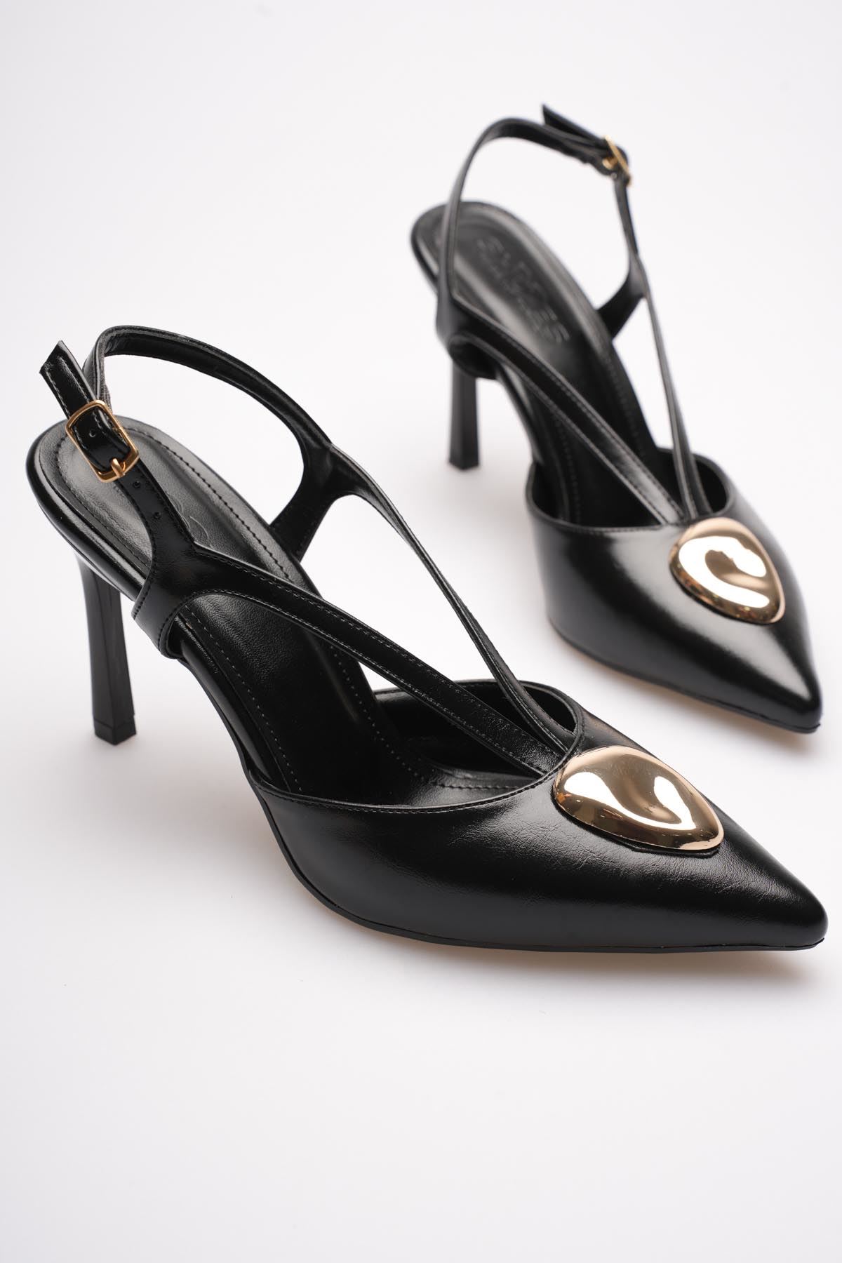 Kadın Toptan Taşlı Topuklu Ayakkabı TR08MS21A