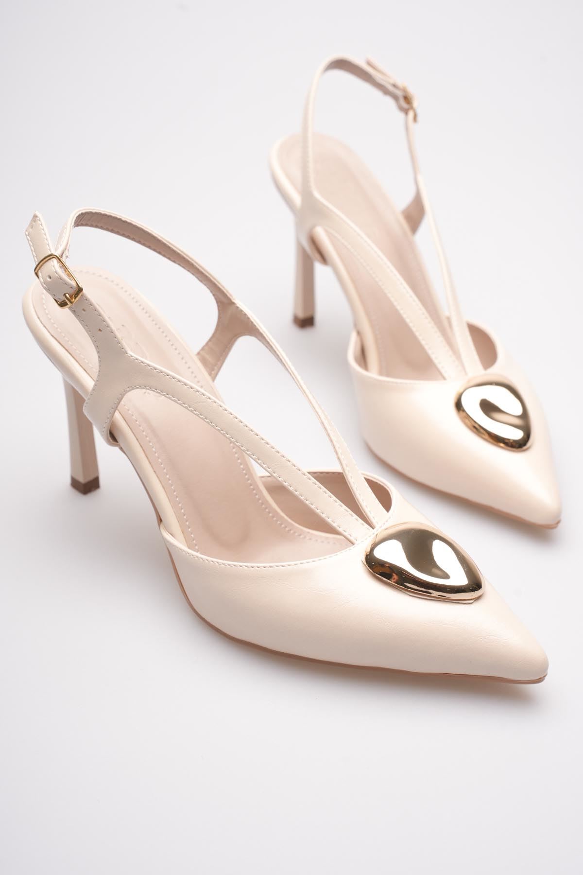 Kadın Toptan Taşlı Topuklu Ayakkabı TR08MS21B