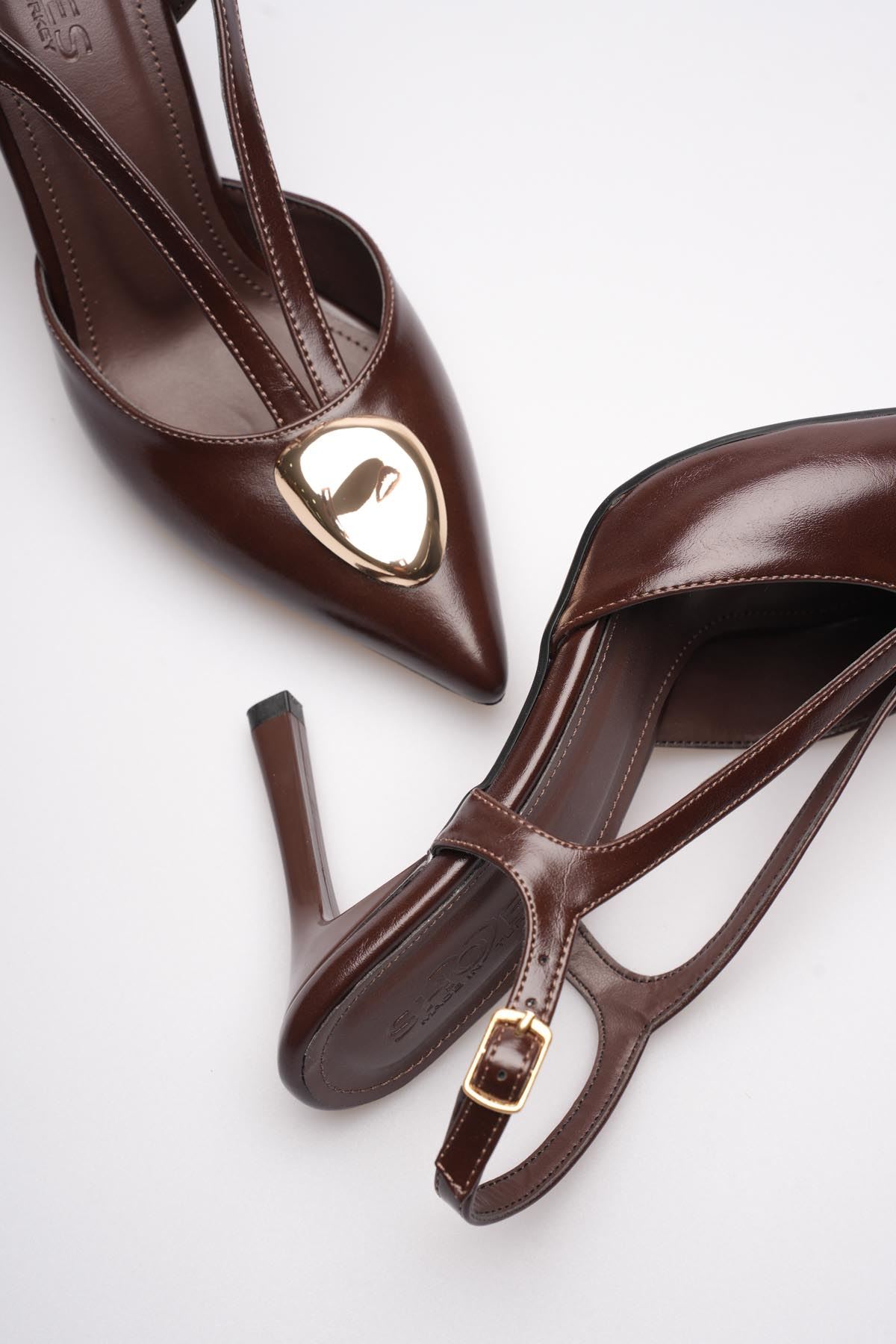 Kadın Toptan Taşlı Topuklu Ayakkabı TR08MS21C