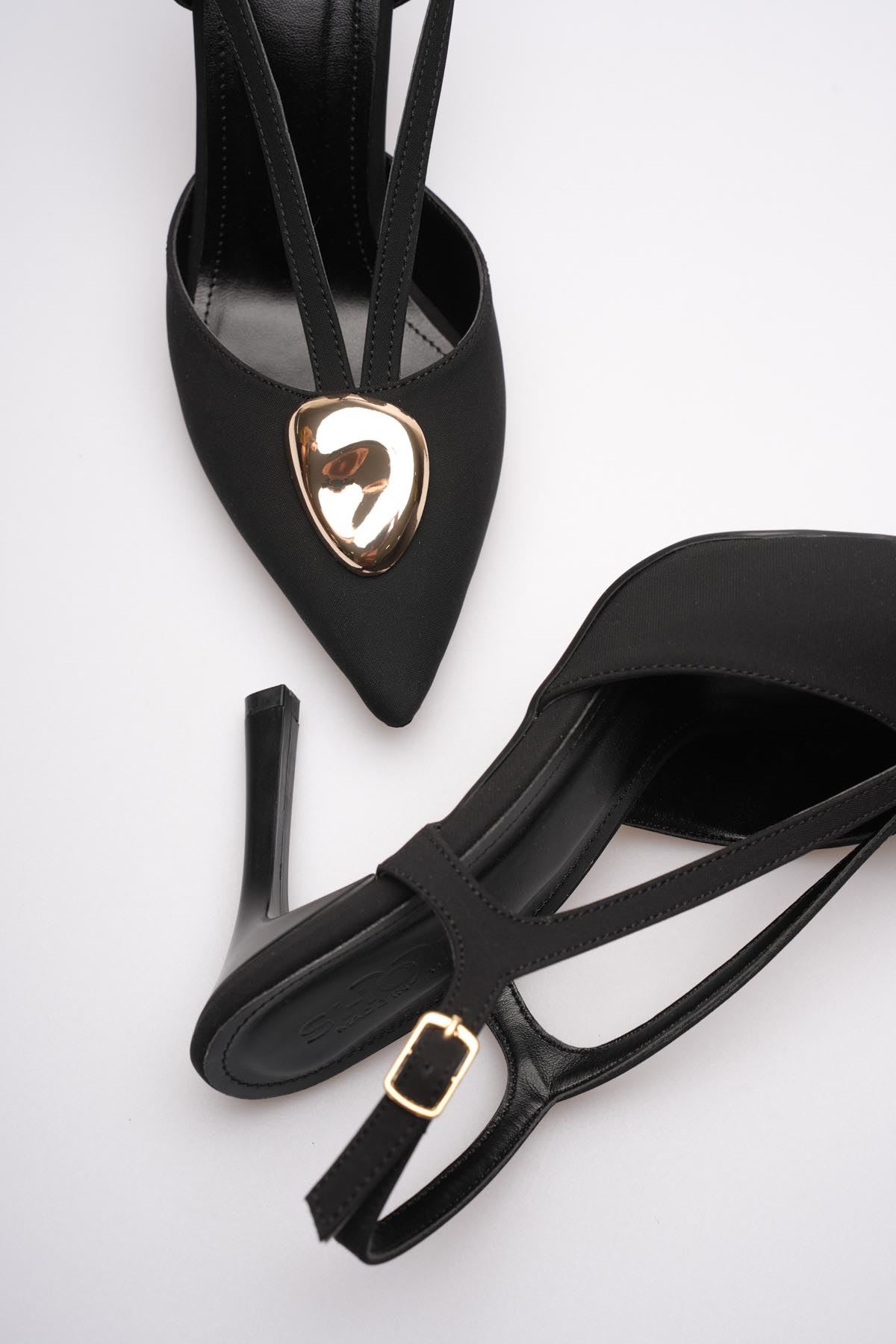 Kadın Toptan Taşlı Topuklu Ayakkabı TR08MS21D