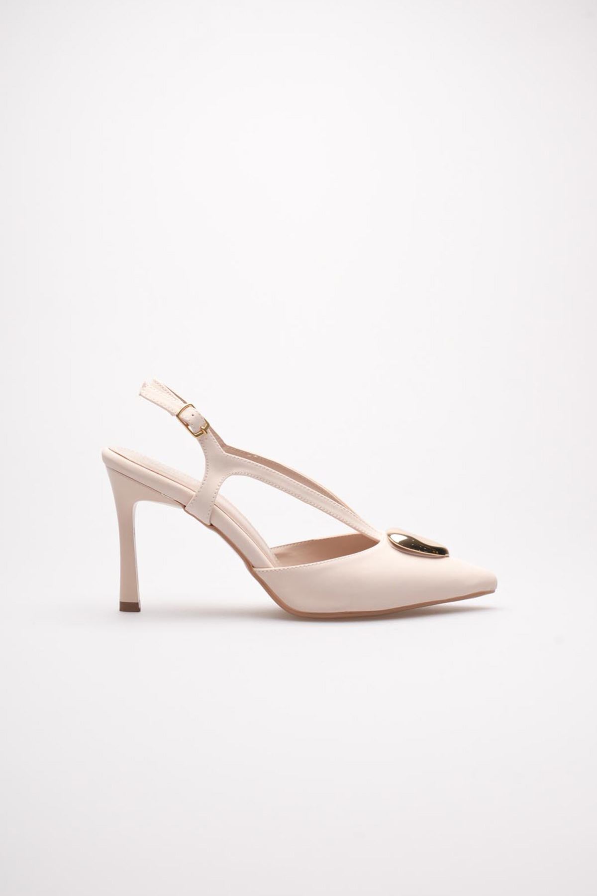 Kadın Toptan Taşlı Topuklu Ayakkabı TR08MS21E