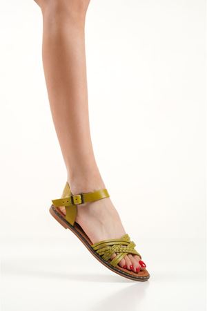 Toptan Hakiki Deri Sandalet TR31MY05R