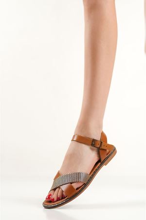 Toptan Hakiki Deri Sandalet TR31MY06F