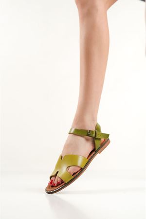 Toptan Hakiki Deri Sandalet TR31MY07A