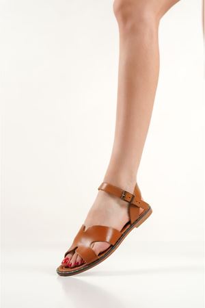 Toptan Hakiki Deri Sandalet TR31MY07B
