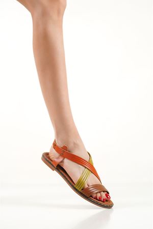 Toptan Hakiki Deri Sandalet TR31MY10D