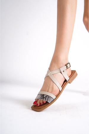 Toptan Hakiki Deri Sandalet TR31MY22B