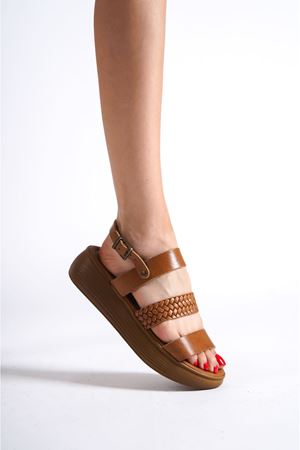 Toptan Hakiki Deri Sandalet TR31MY57G