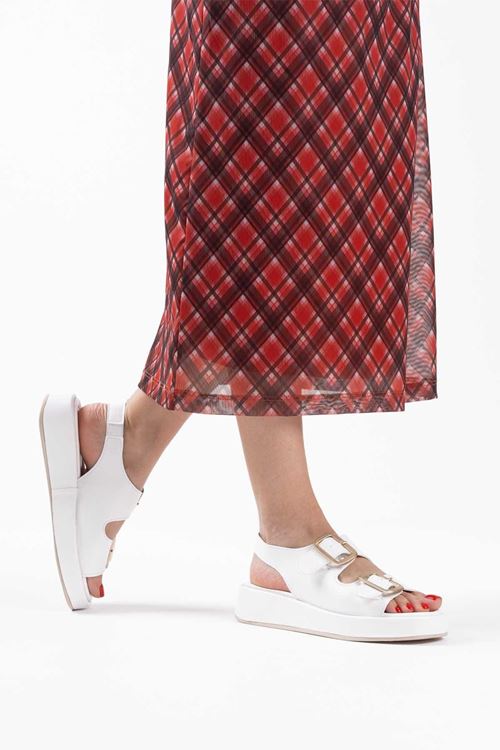 Toptan Kadın Beyaz Sandalet TR17MY02B