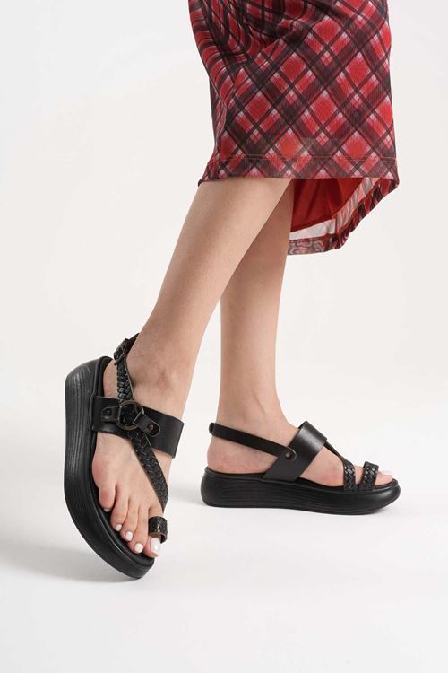 Toptan Hakiki Deri Sandalet TR31MY64A