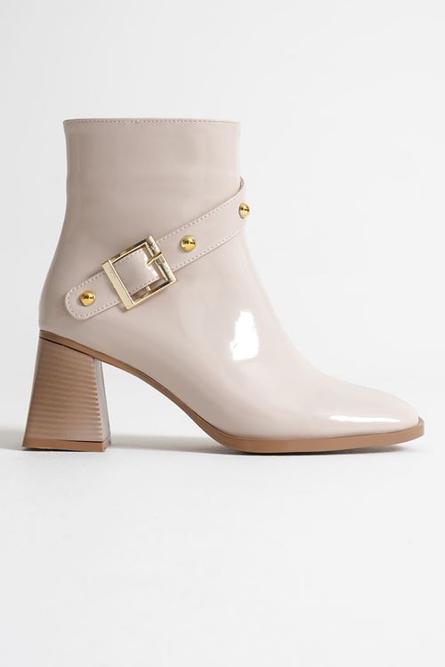 Bej Rugan Bayan Toptan Topuklu Bot TR08MK25E