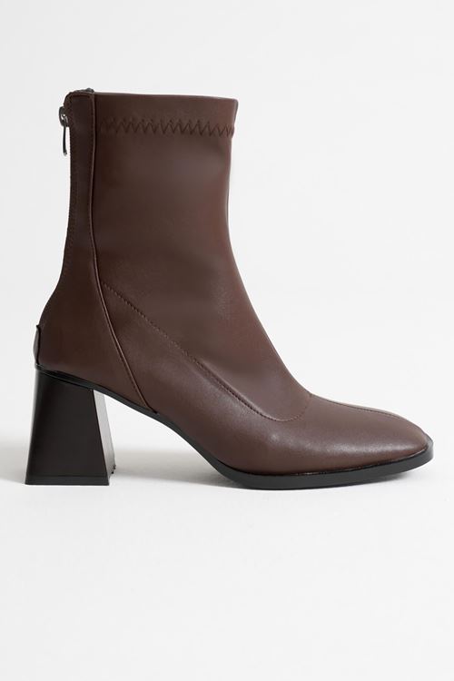 Toptan Topuklu Acı Kahve Kadın Kışlık Bot TR08MK01C
