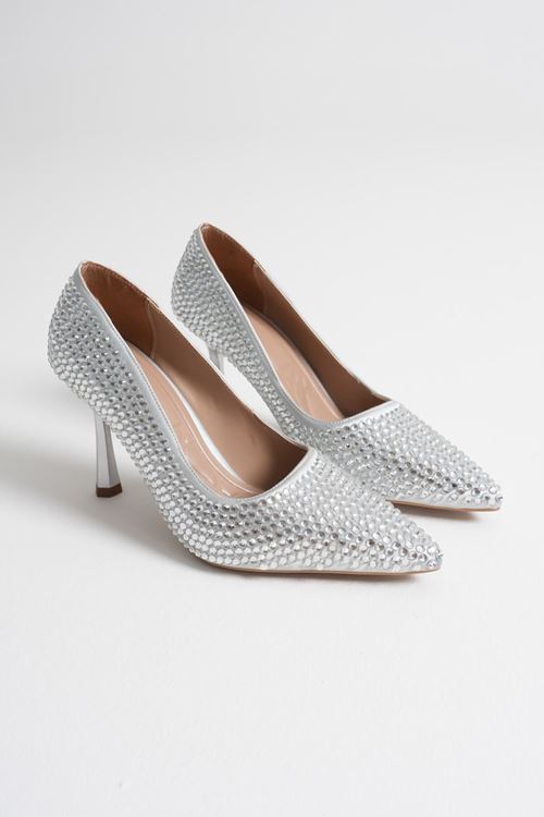 Toptan Kadın Topuklu Abiye Ayakkabı TR06MS20D