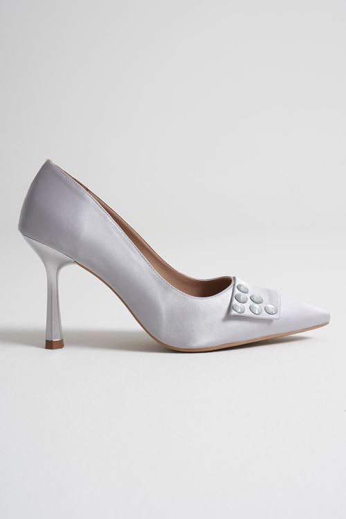 Toptan Kadın Topuklu Abiye Ayakkabı TR06MS25D