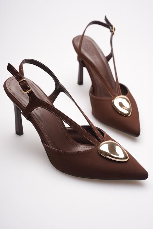 Kadın Toptan Taşlı Topuklu Ayakkabı TR08MS21F