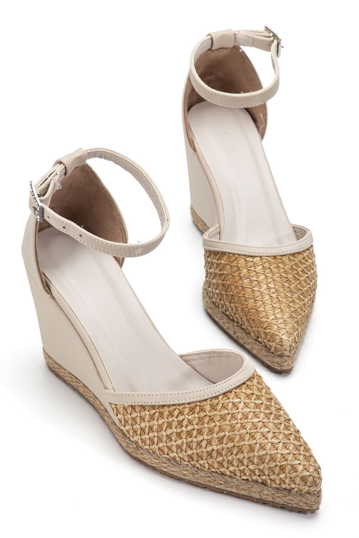 Toptan Kadın Dolgu Topuklu Ayakkabı TR11MS30B