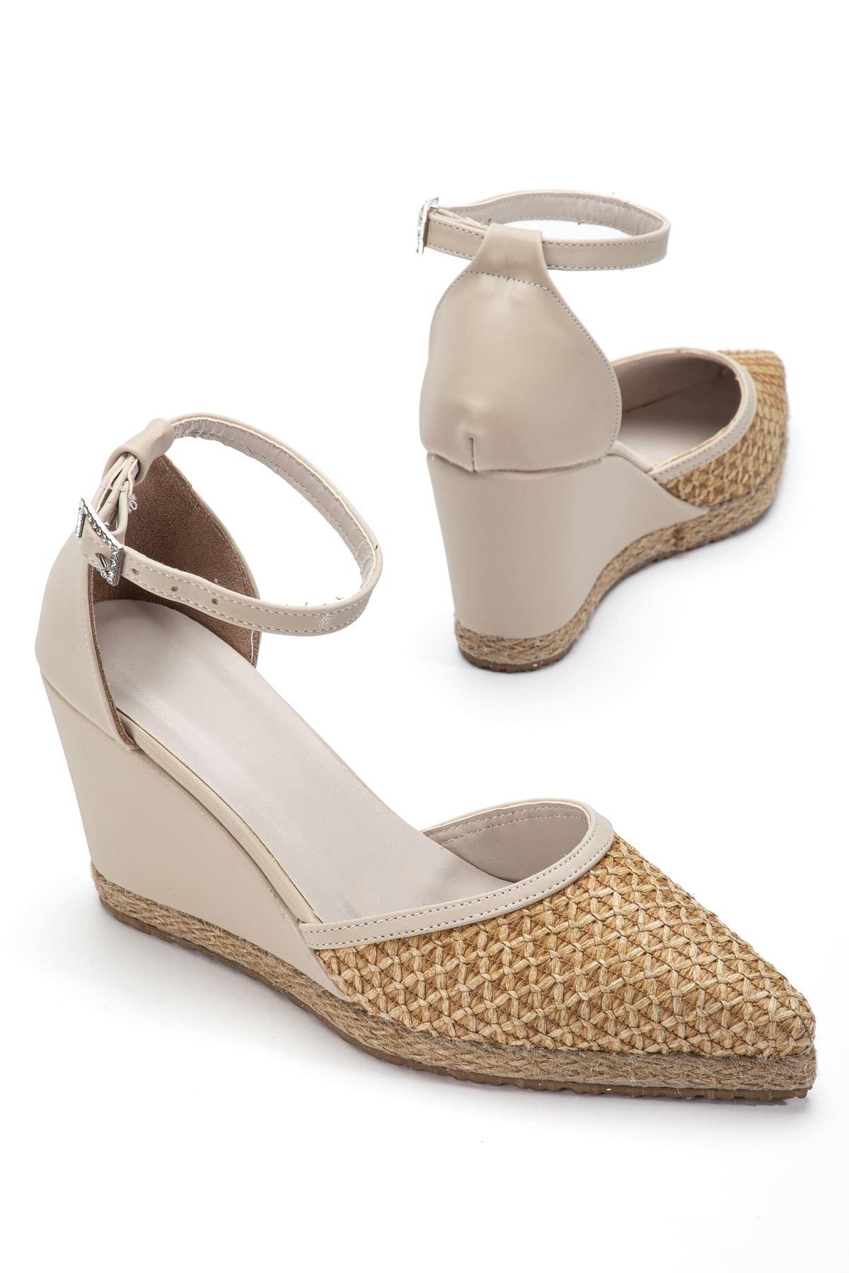 Toptan Kadın Dolgu Topuklu Ayakkabı TR11MS30B