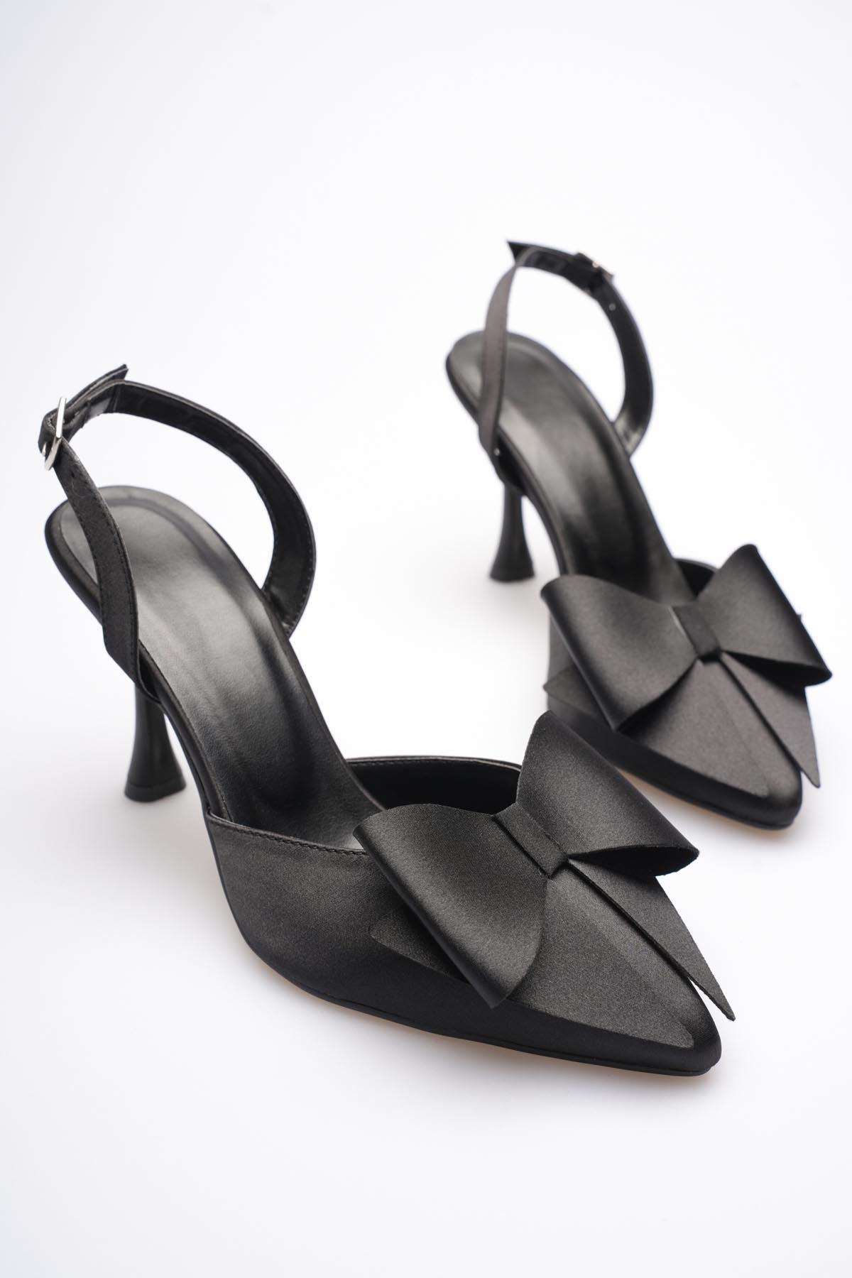 Toptan Kadın Fiyonklu Topuklu Ayakkabı TR40MS01A