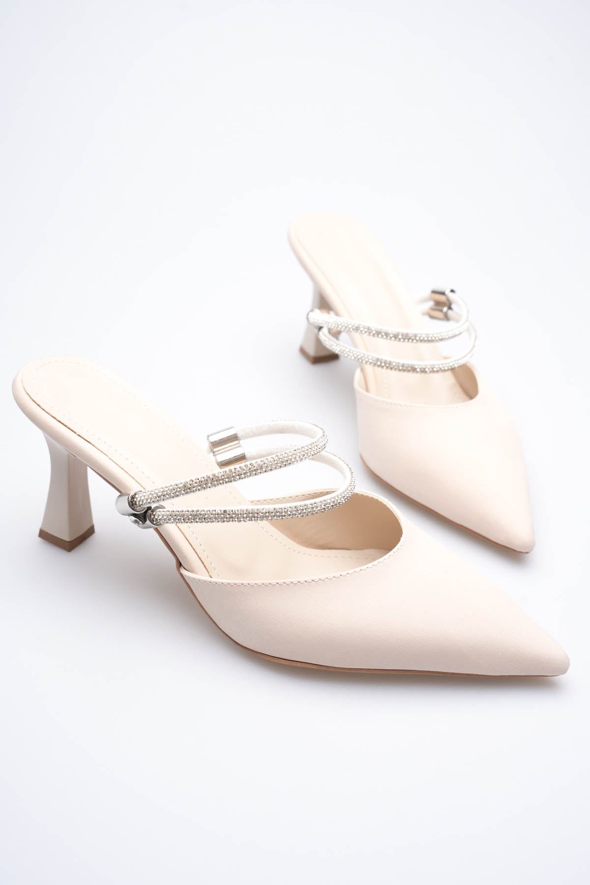 Toptan Kadın Taşlı Terlik TR12MS04B