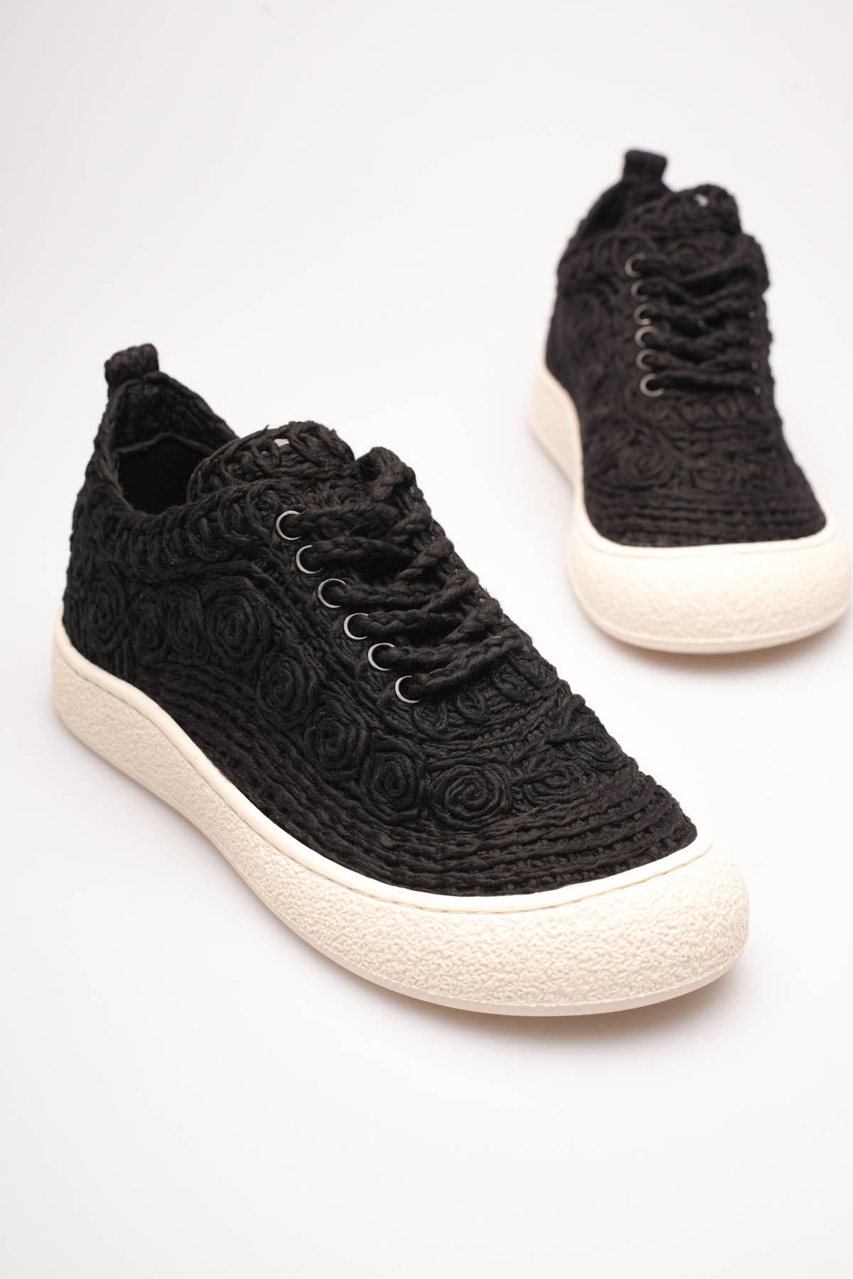 Toptan Kadın Siyah Sneaker TR01MY01A