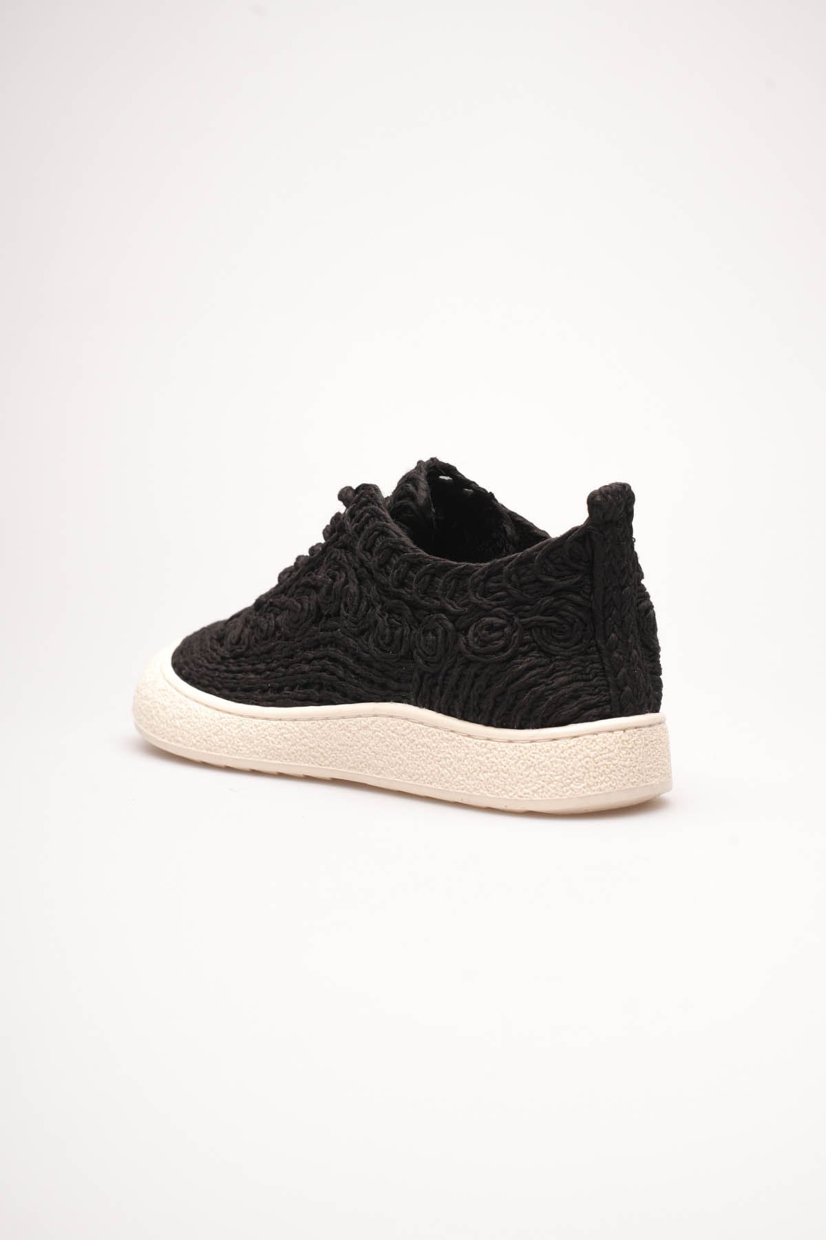 Toptan Kadın Siyah Sneaker TR01MY01A