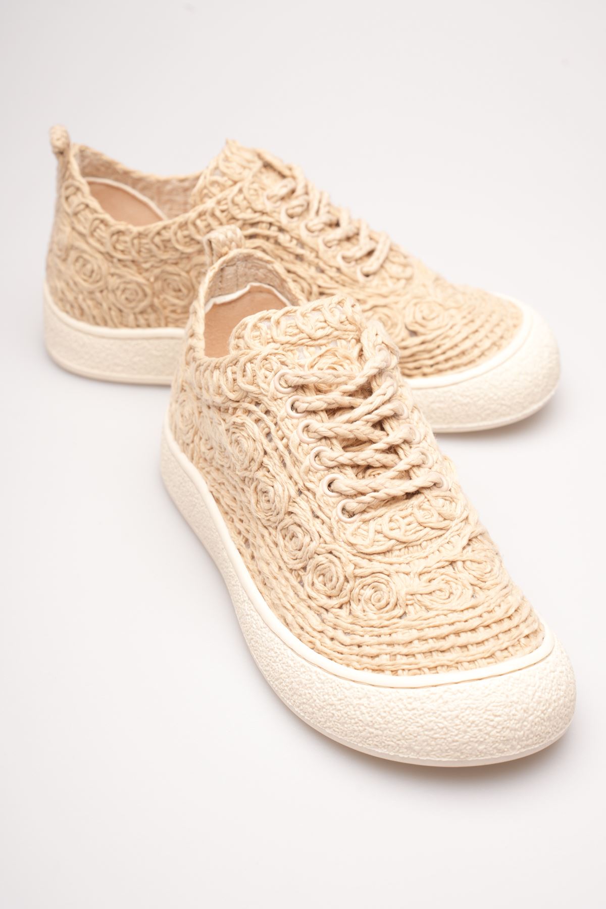 Toptan Kadın Bej Sneaker TR01MY01C