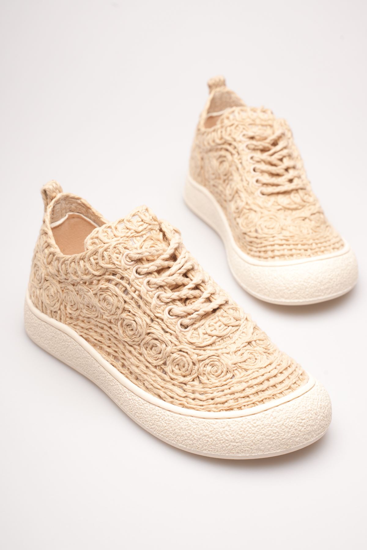 Toptan Kadın Bej Sneaker TR01MY01C