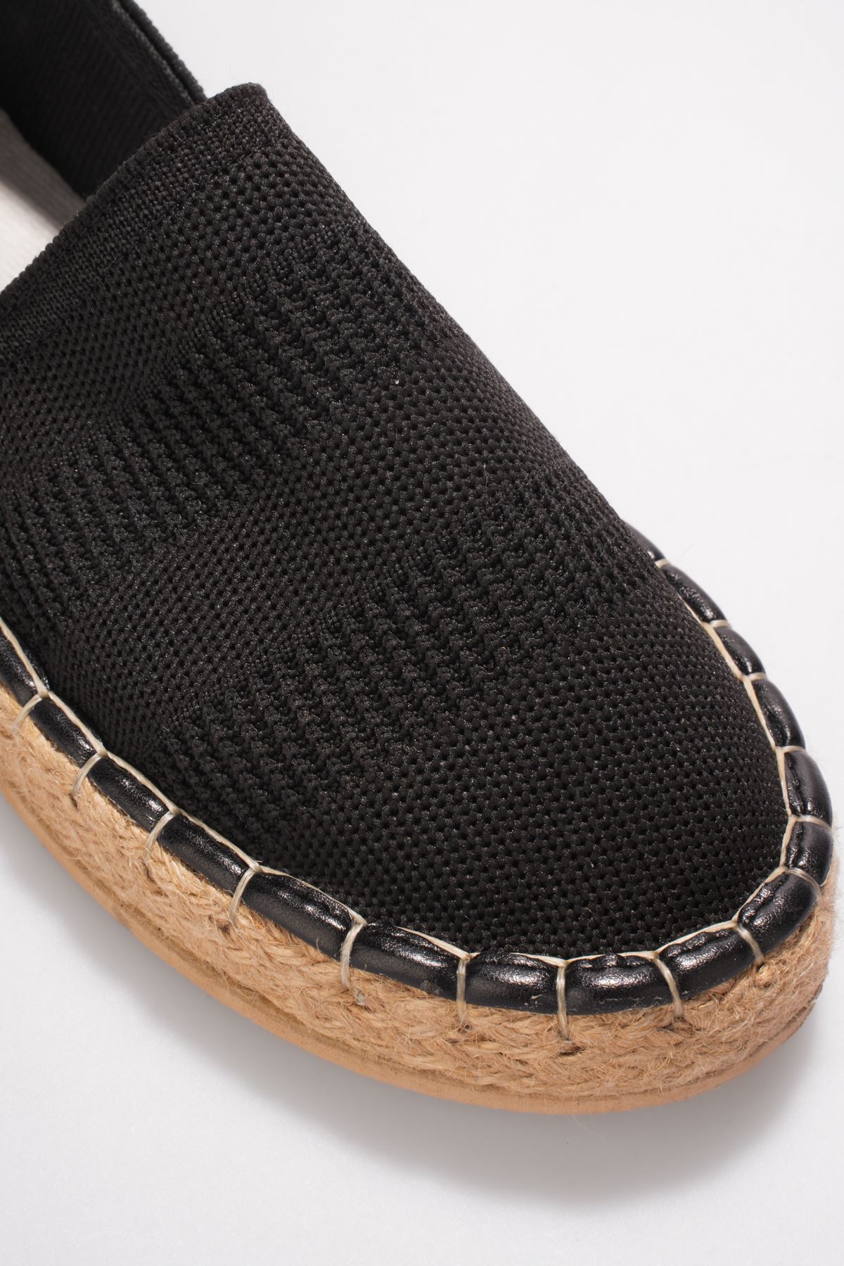 Toptan Siyah Kadın Espadril Ayakkabı TR44MY01A