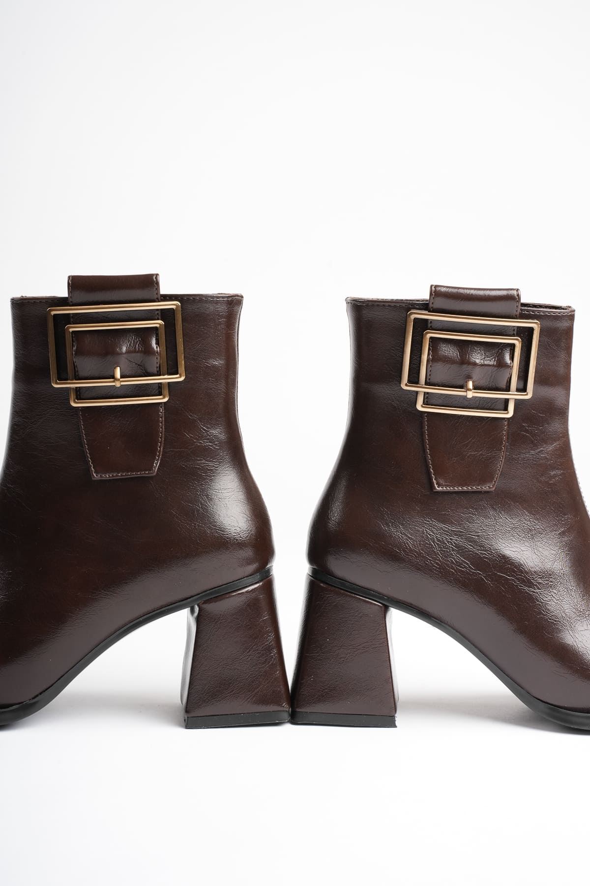 Kadın Acı Kahve Toptan Kışlık Topuklu Bot TR08MK09C