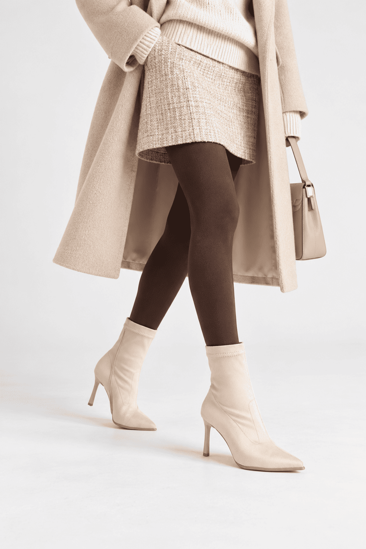 Kadın Toptan Topuklu Süet Kışlık Bot TR19MK01E
