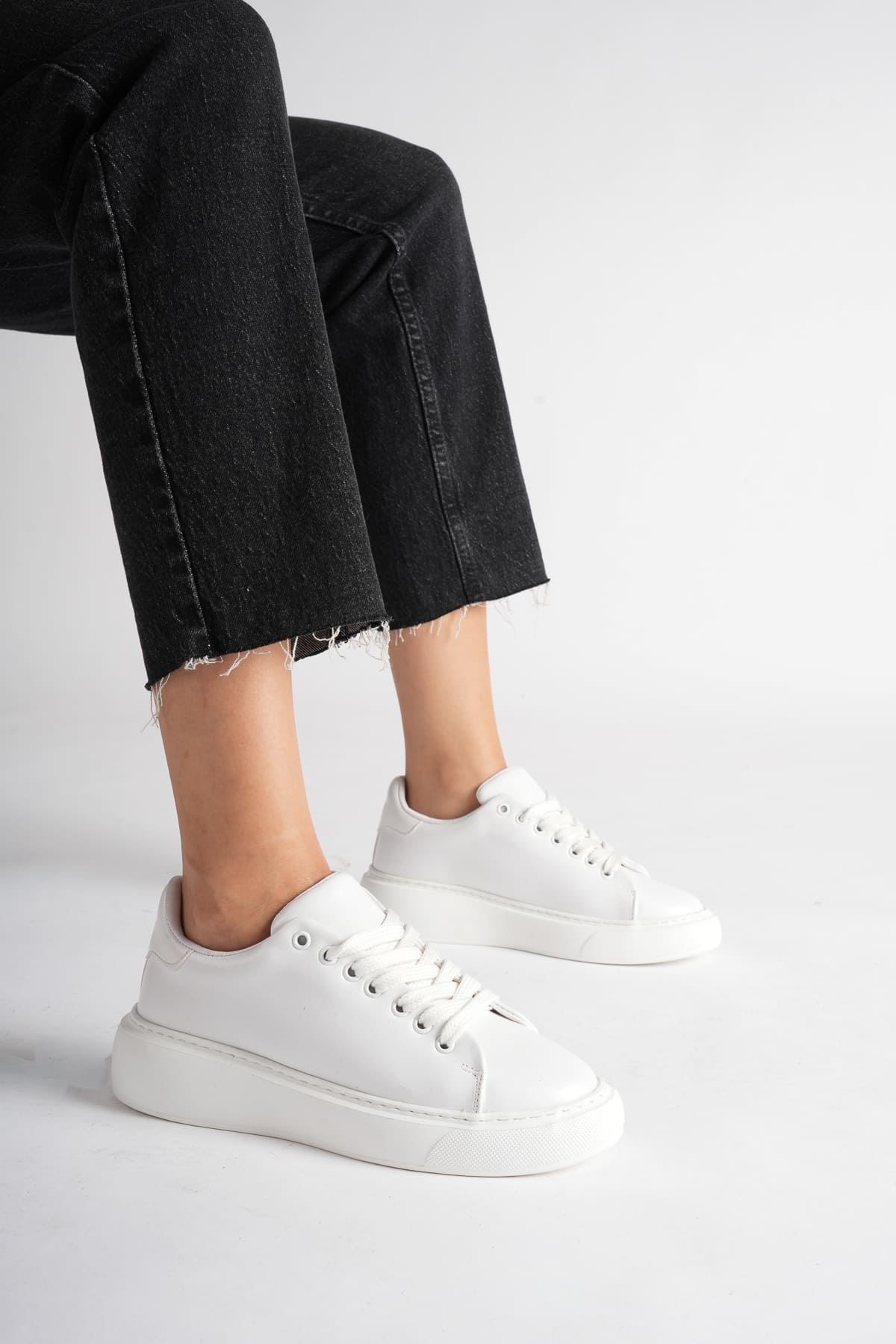 Kadın Toptan Beyaz Sneaker TR05MS05A