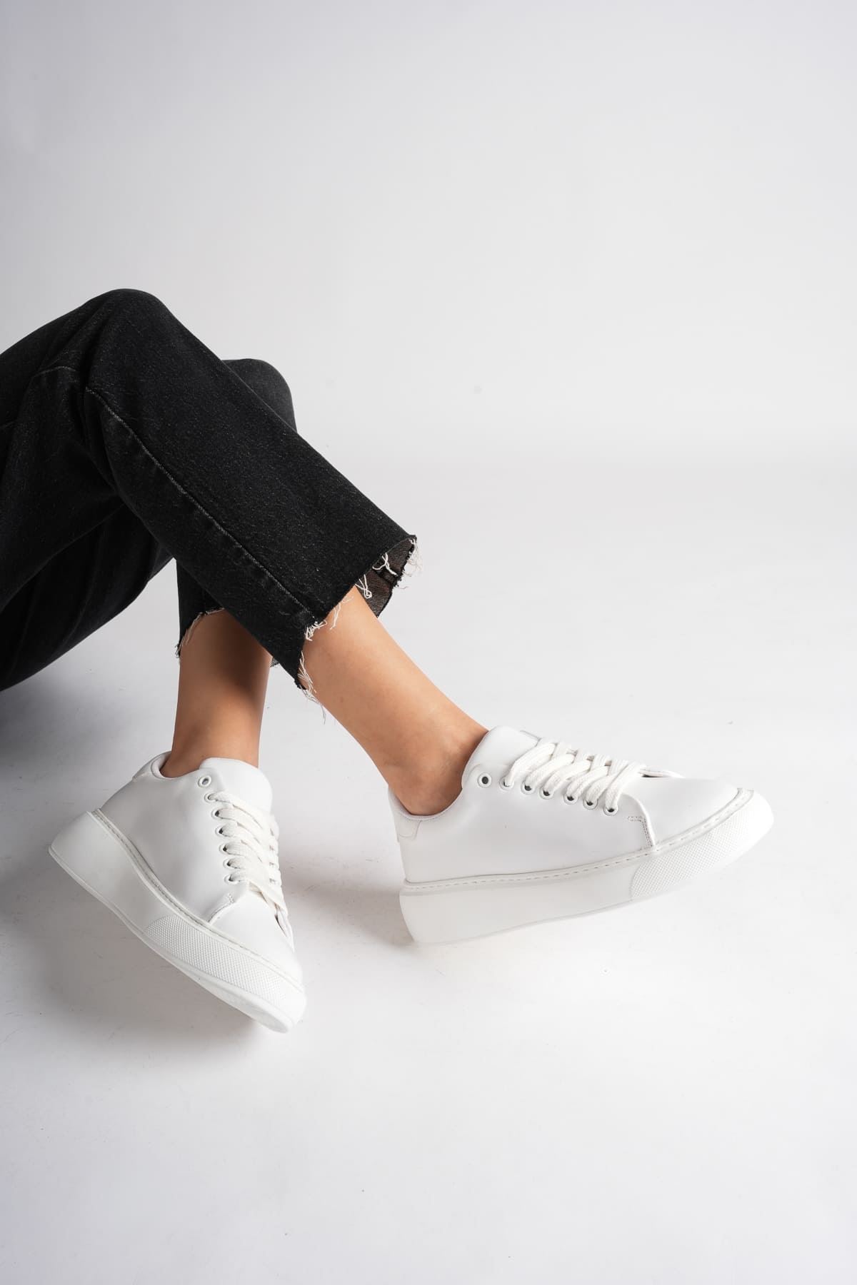 Kadın Toptan Beyaz Sneaker TR05MS05A