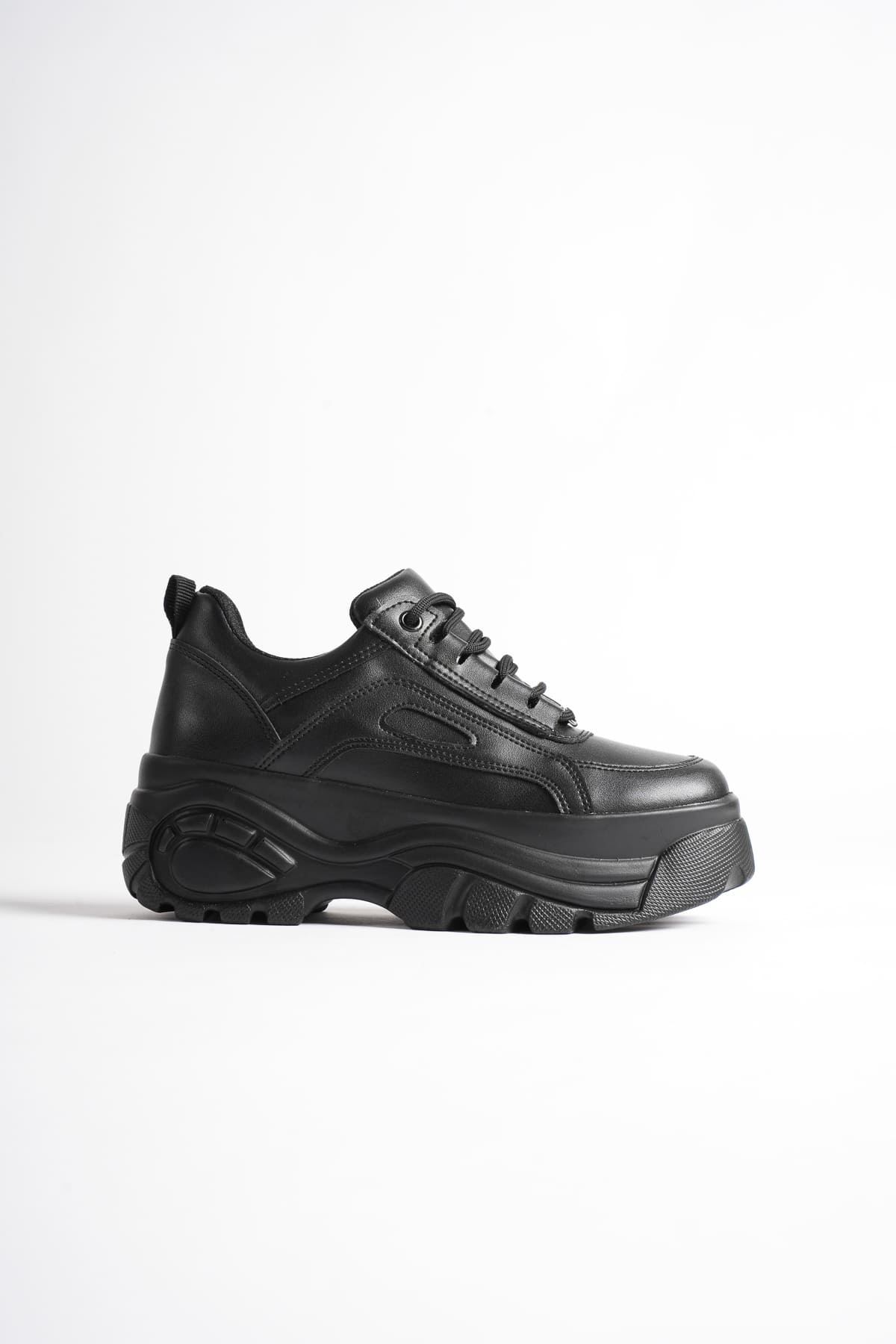 Toptan Kadın Siyah Sneaker TR05MS07A