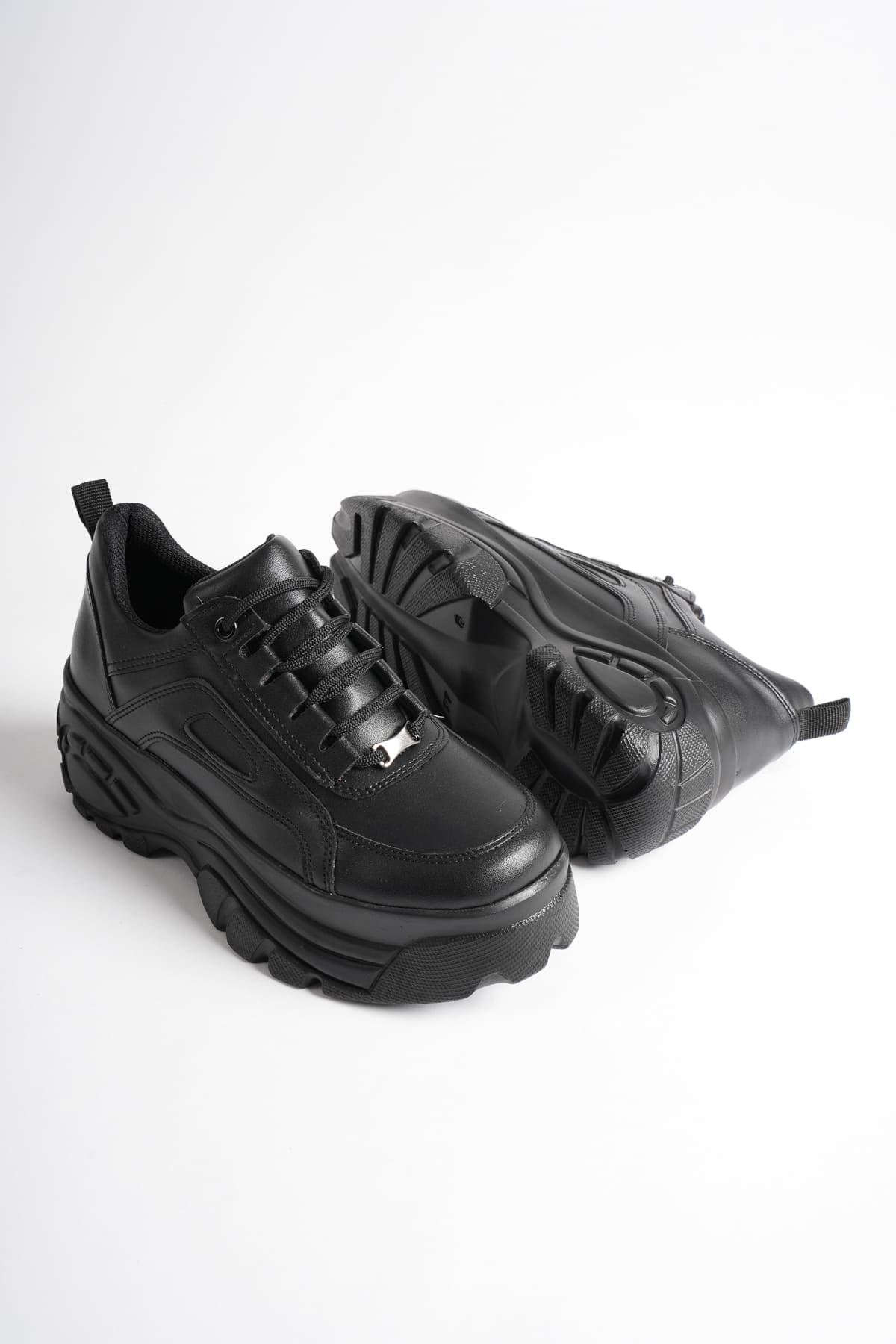 Toptan Kadın Siyah Sneaker TR05MS07A