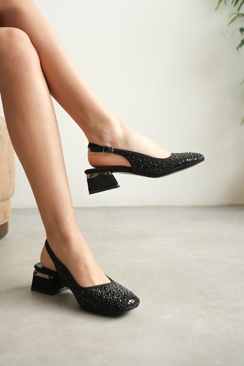 Toptan Taşlı Kadın Ayakkabı TR08MS53A