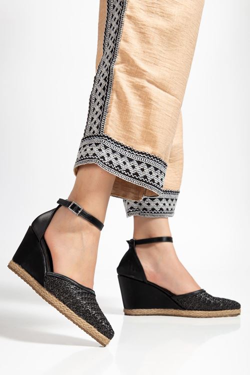 Toptan Kadın Dolgu Topuklu Ayakkabı TR11MS30A