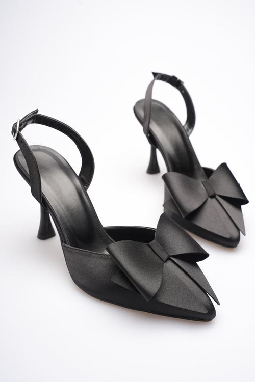 Toptan Kadın Fiyonklu Topuklu Ayakkabı TR40MS01A