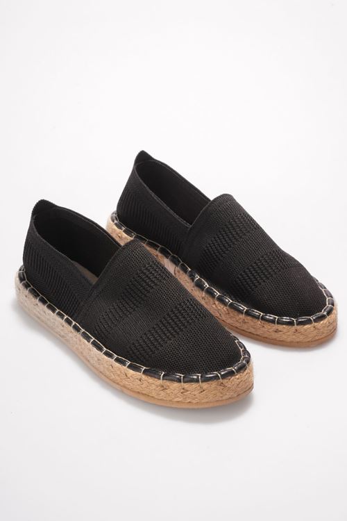 Toptan Siyah Kadın Espadril Ayakkabı TR44MY01A