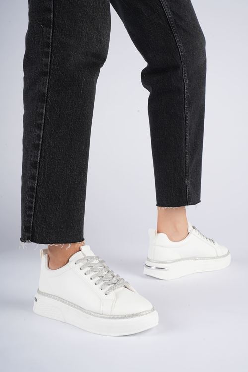 Toptan Kadın Siyah Sneaker TR01MS04B