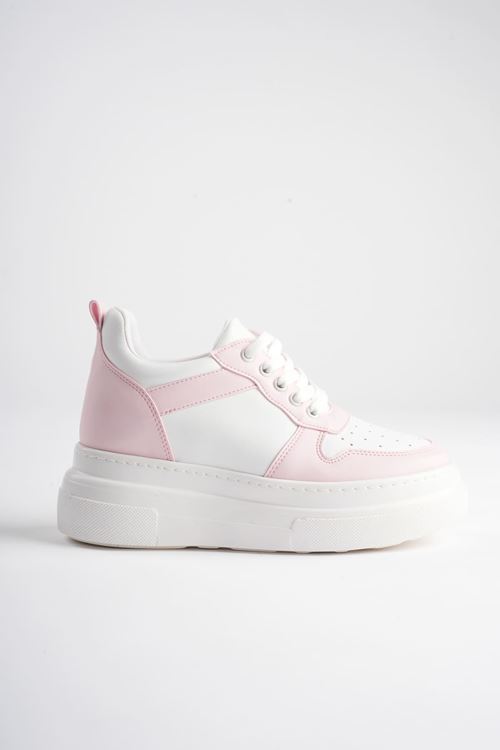 Kadın Toptan Pembe Gizli Topuk Spor Ayakkabı TR10MS05C