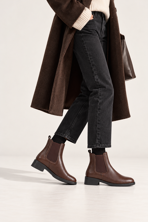 Kadın Kışlık Toptan Acı Kahve Bot TR01MK06D